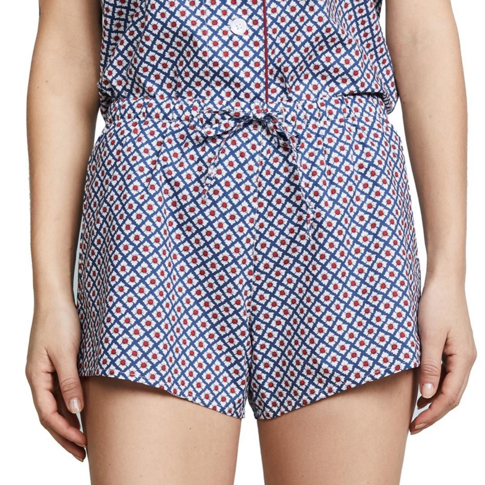 Sleepy Jones Polka dot pajama shorts